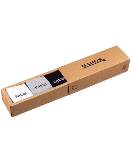 3er Set Sport Socken Baros